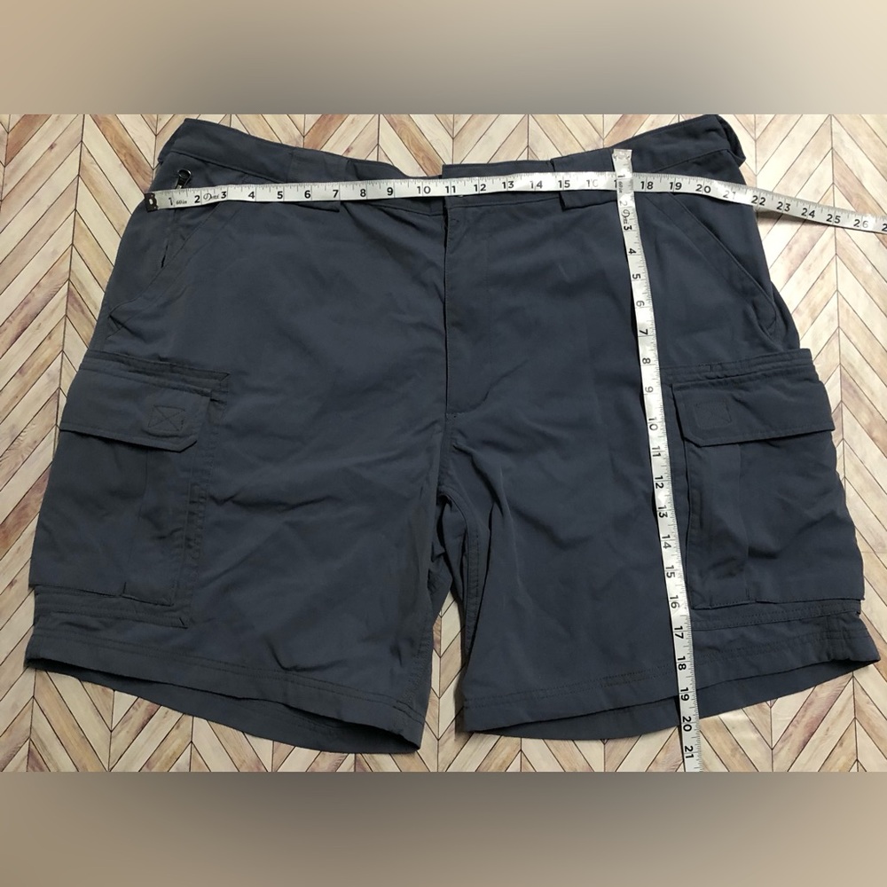 Duluth Trading Co. Utility Cargo Shorts 100% Nylon Size XXL  9” Inseam Navy - Picture 7 of 7